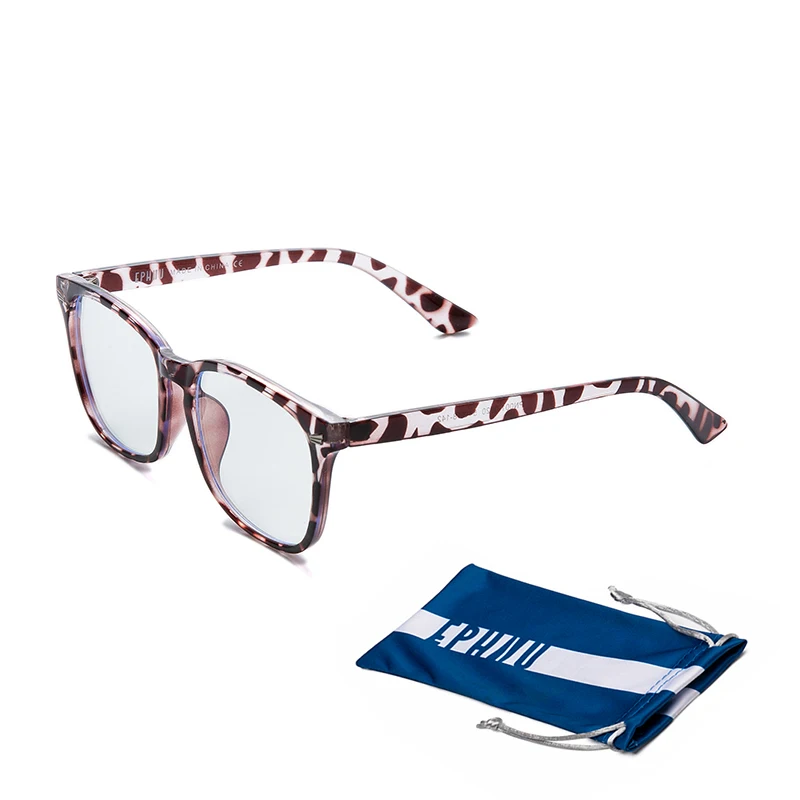 

EPHIU brand gaming computer reading glasses blue light blocking glasses with pouch