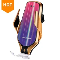 

2019 Trending Amazon Fast Qi Standard Car Phone Holder Charger 10w Quick Charge Wireless Car Charger