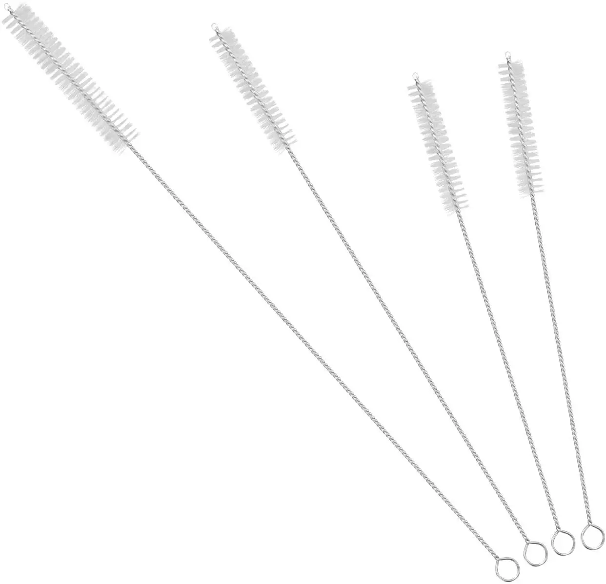 

Food Grade Stainless Steel 18/8 Straw Cleaning Brush, White,black,color