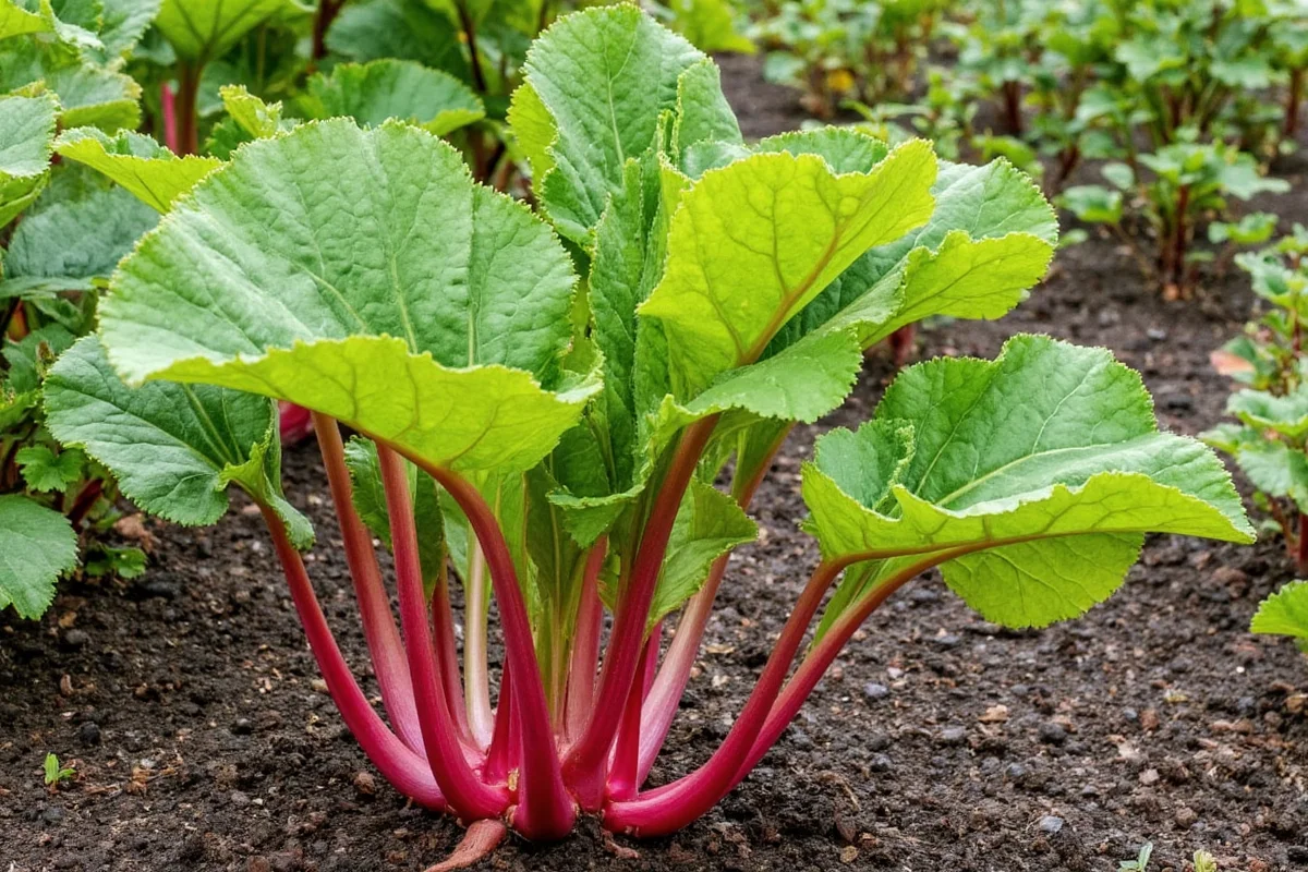 how to care for rhubarb plants