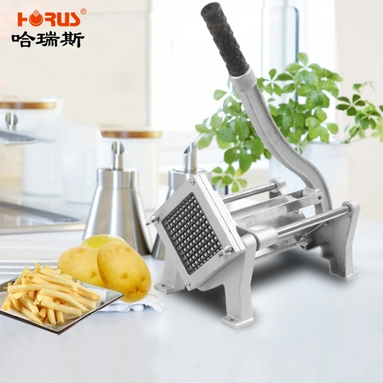 

2020 Horus Commercial Horizontal French Fries Maker Vegetable Fruit Cutter Potato Onion Dicer Cutting Machine, Silver