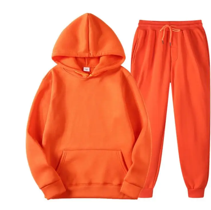 

OEM High Performance Multiple Colour Men Tracksuit Set Men Hooded Sweatshirts Hoodies Wholesale Men Custom Gym Tracksuit, As pictures
