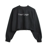 

2019 New Look Fashion Women Crop Top Customize Your Logo marvel Hoodie