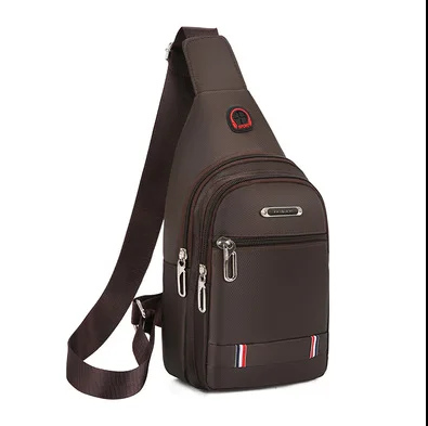 

Custom classic durable waterproof male cross body sling pack bag company promotional men cheap chest bag for gift, 4 colors