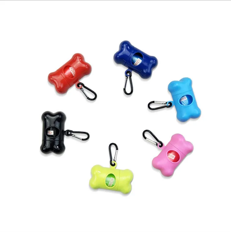

Amazon hot sale nice price Pet plastic dog poop bags picking up portable picking dispenser