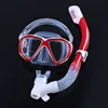 Anti-Fog Coated Glass Diving Goggles Snorkeling Package Set for Adults