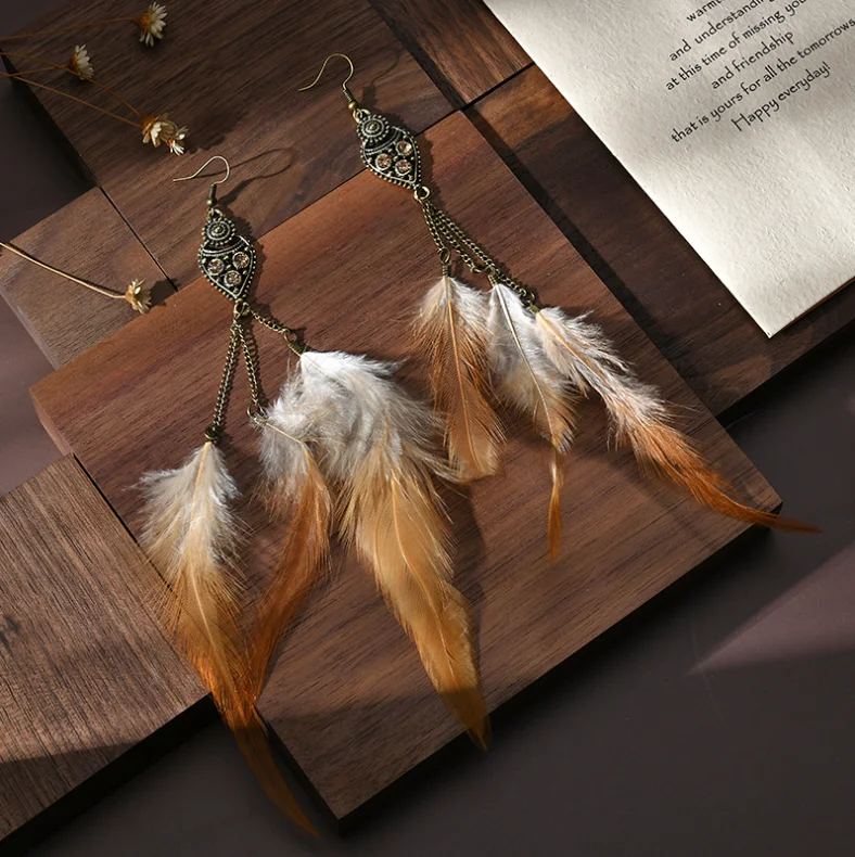 

Factory Hot Selling women's bohemian vintage earrings alloy earrings