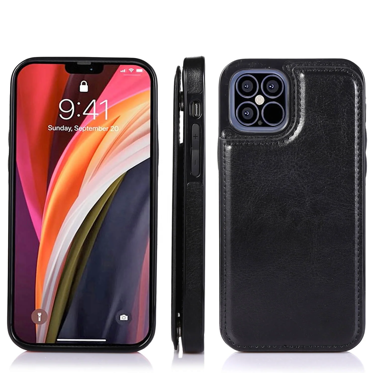 

Hot Selling Slim Design Mobile Phone Covers for iPhone 12/ Mini/ Pro /Pro Max Shock Resistant Cell Phone Purse