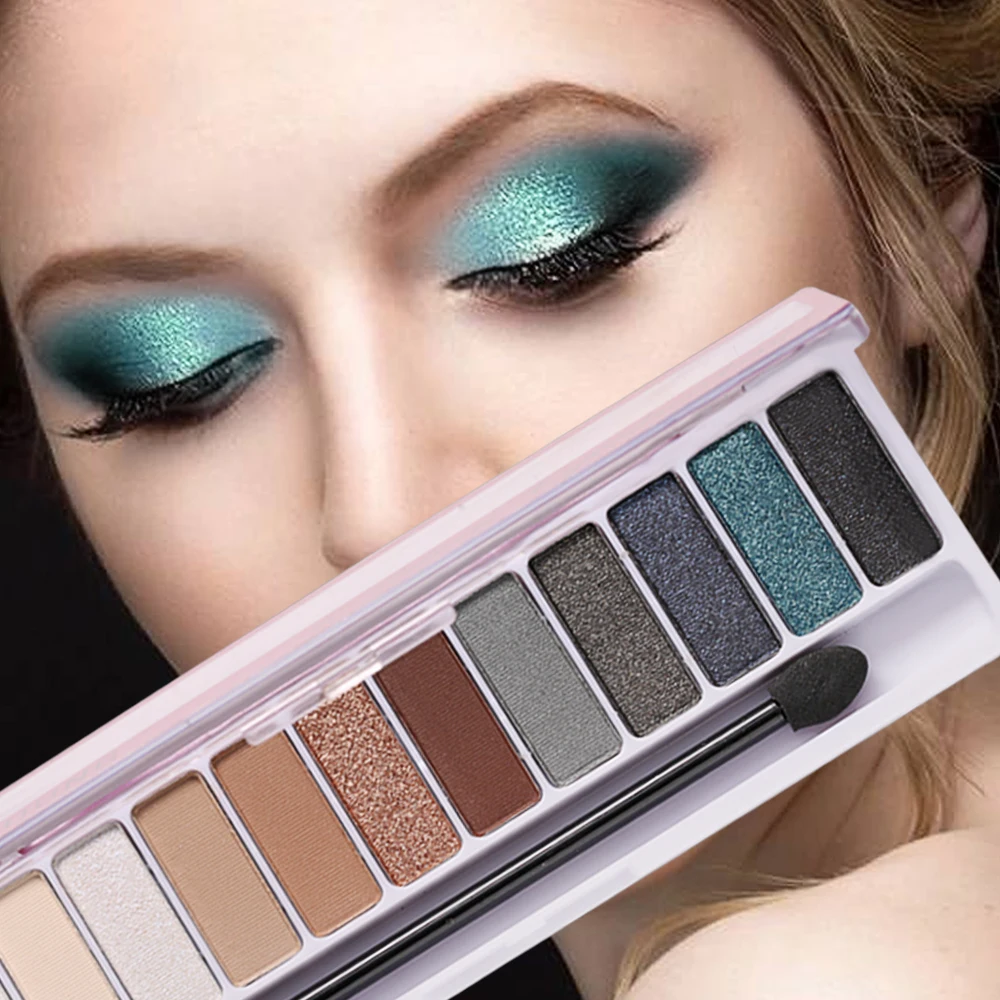 

Private Label Custom brand 12 colors magnetic empty make up palette wholesale glitter eyeshadow pallet packaging with mirror