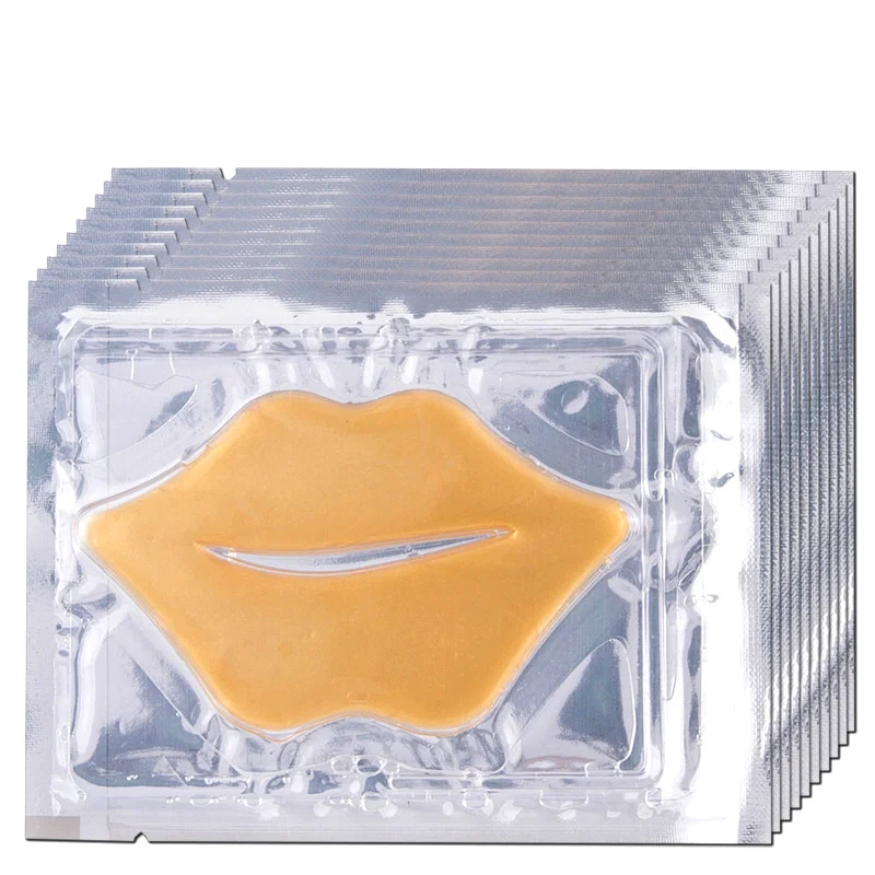 

Ready To Ship skin care moisturizing 24k gold pads lip mask private label sleeping mask lips
