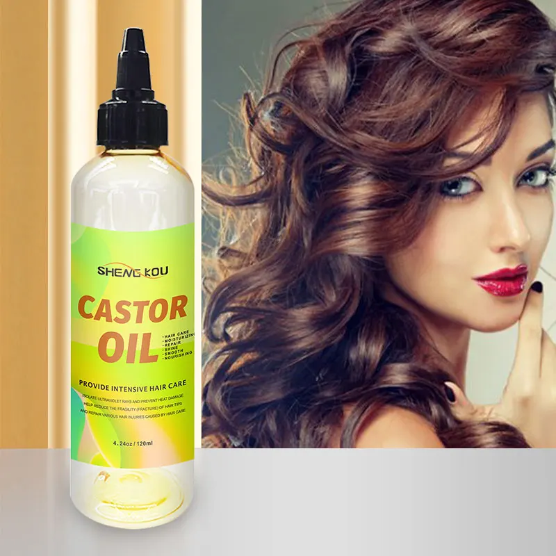 

Wholesale private label herbal moisturizing hair care products organic repair hair smooth castor oil in bulk