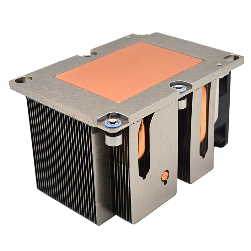 

Heatsink 4pin Cpu Fan for Pc 2U 3647 computer cpu cooler copper heatsink fins cpu cooler 22dba