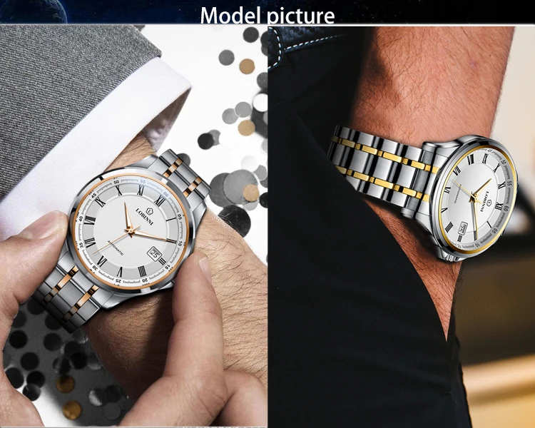Wholesale Allibaba mechanical watches luxury mens fashion watches