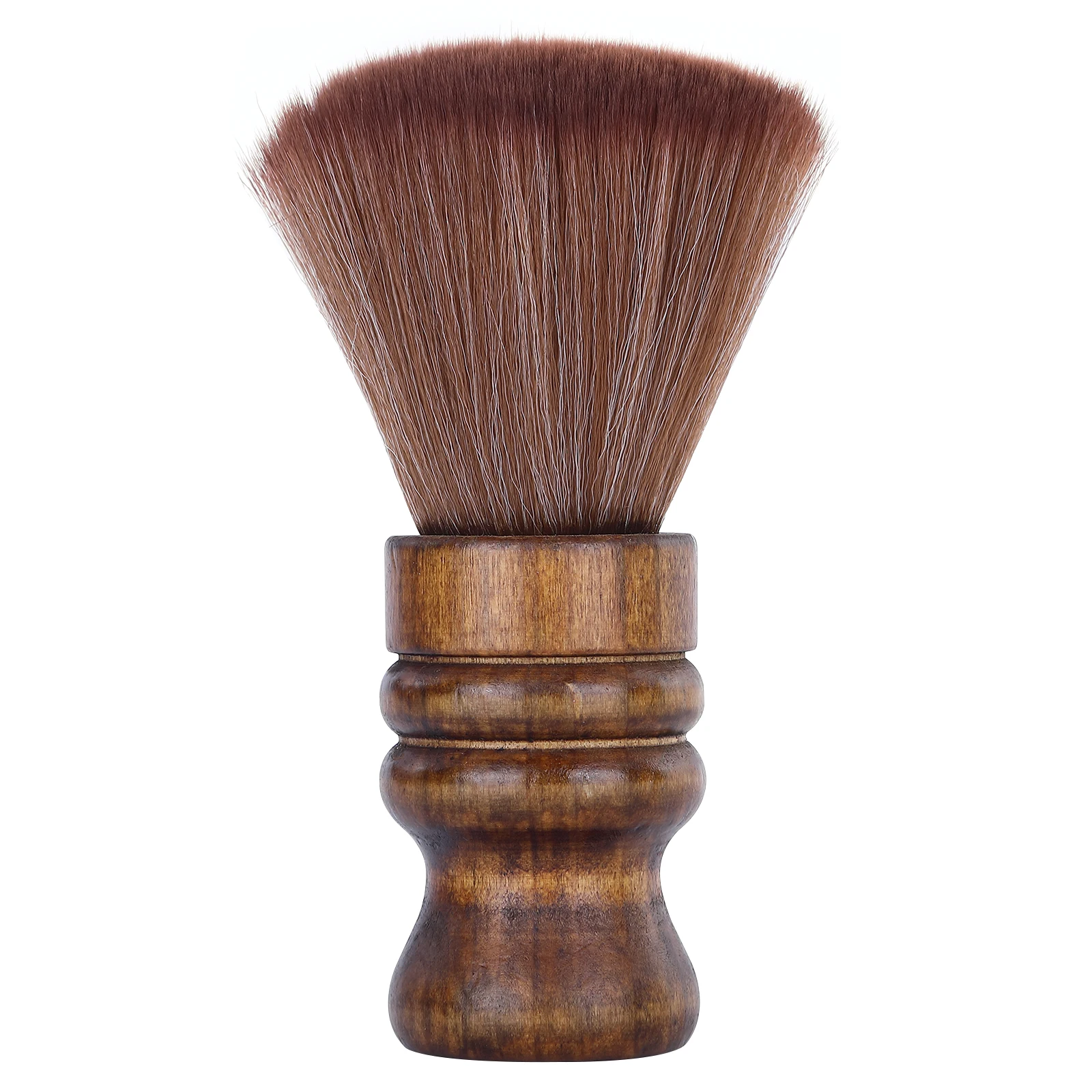 

Comfortable soft fur wooden handle nylon wool hair brush for hair salon shredded hair brush