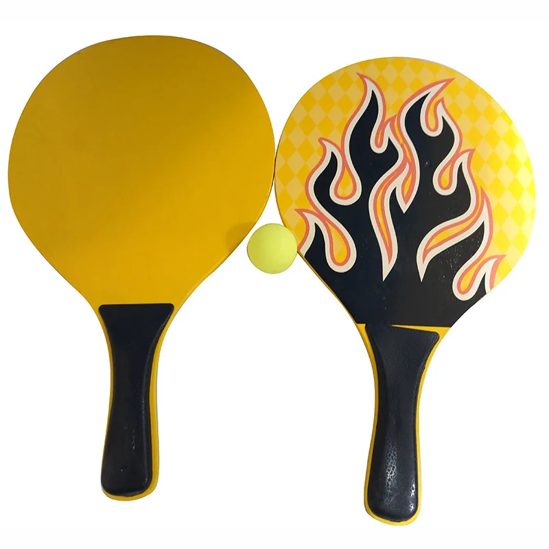 

Best Selling Cheap Wooden Beach Racket Set Beach Tennis Racket Padel Padel Balls, Customized color