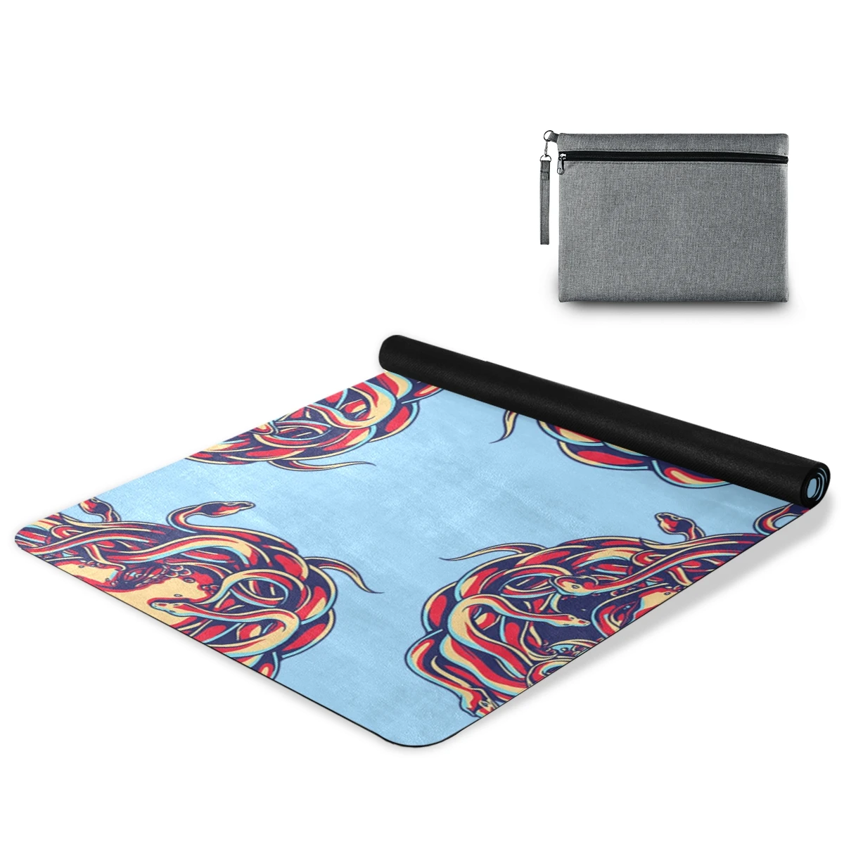 

New arrival factory direct wholesale price Floor Black Rubber Fitness Gym Color Material high foaming natural TPE yoga mat
