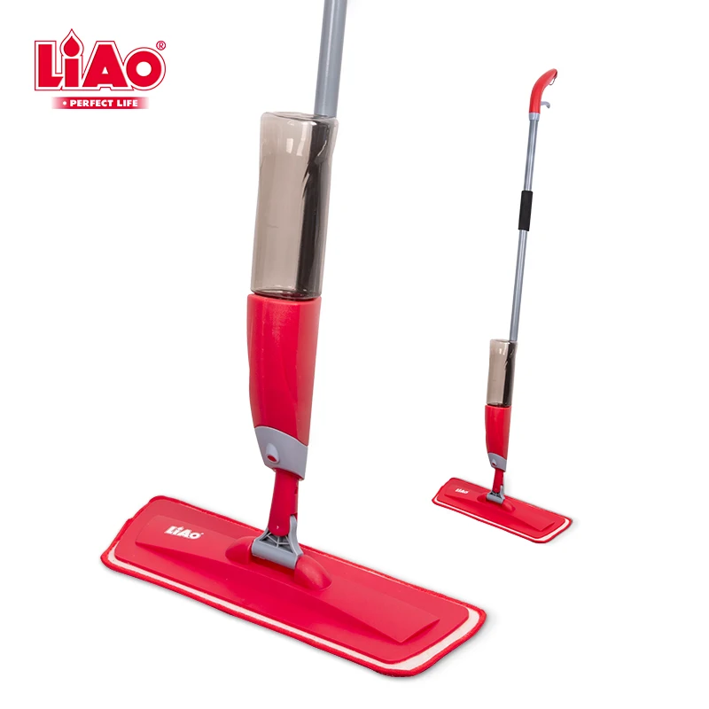 

A130002 LIAO Household floor cleaning equipment flat spray mop, Red