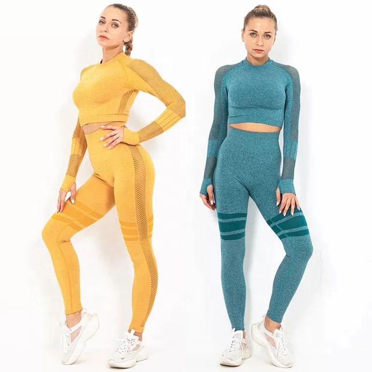 

Sports bra leggings top work out pants set womens yoga sets with custom logo