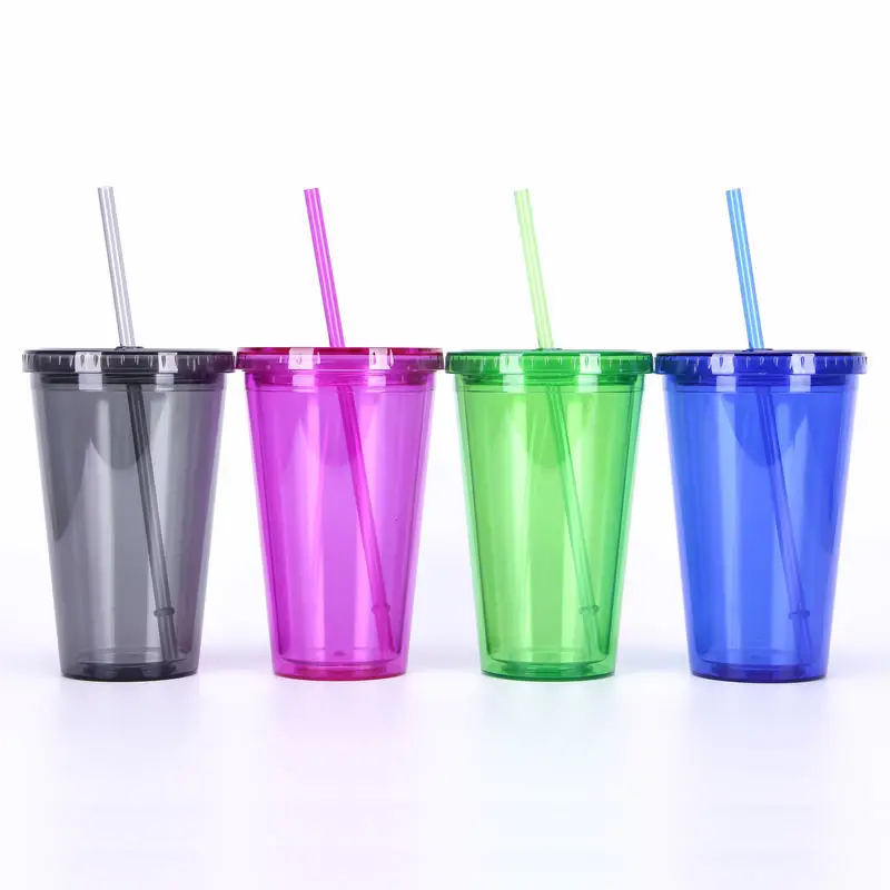 

Hot sale coffee plastic cup double wall plastic cup with low price, Customized color