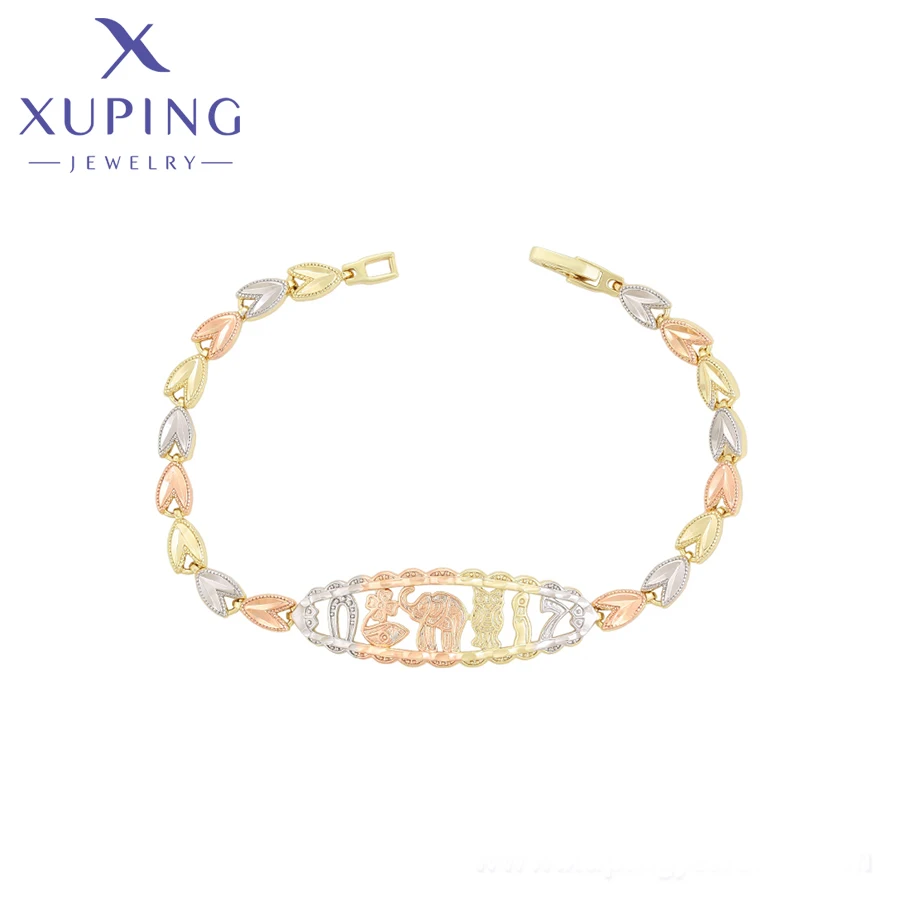 

S00158527 Xuping jewelry multicolor Simple Classic Design Special elephant Exquisite Elegant Charm bracelet for Women