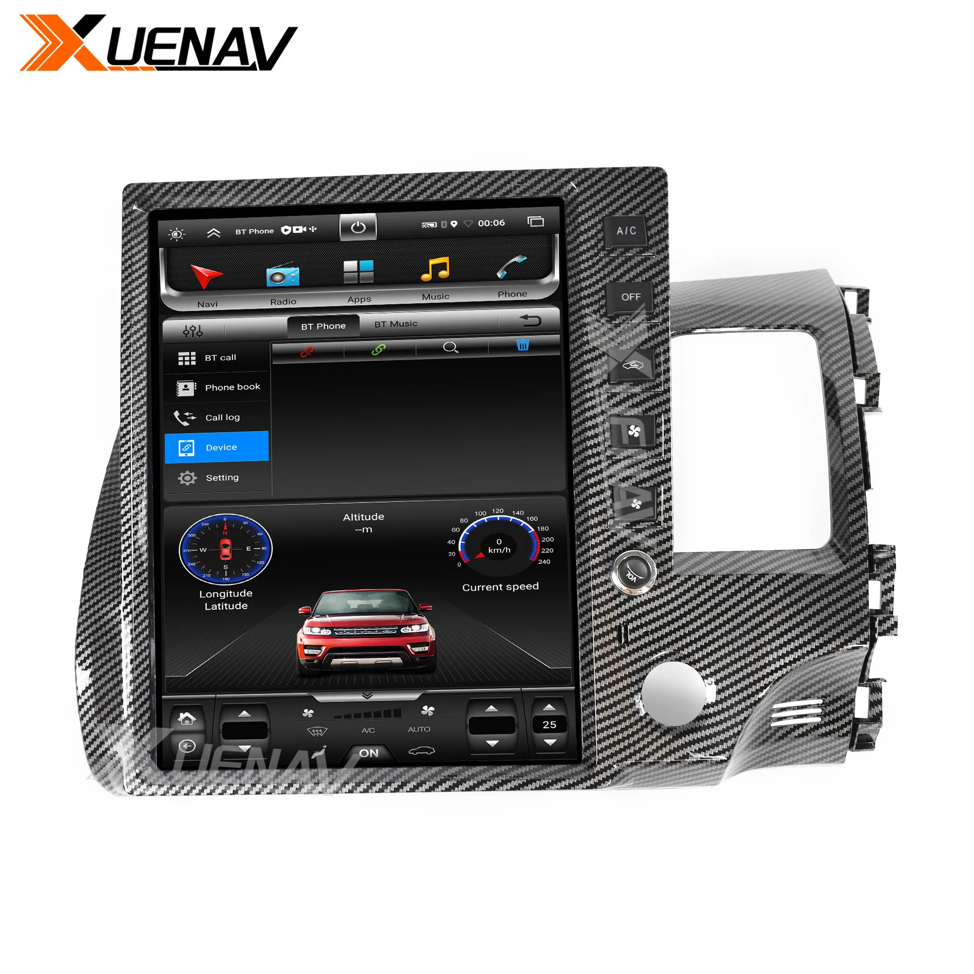 

13.6 inch 2 din Android car radio multimedia DVD player For Honda Civic 2008-2013 car stereo head unit GPS navigation HD screen