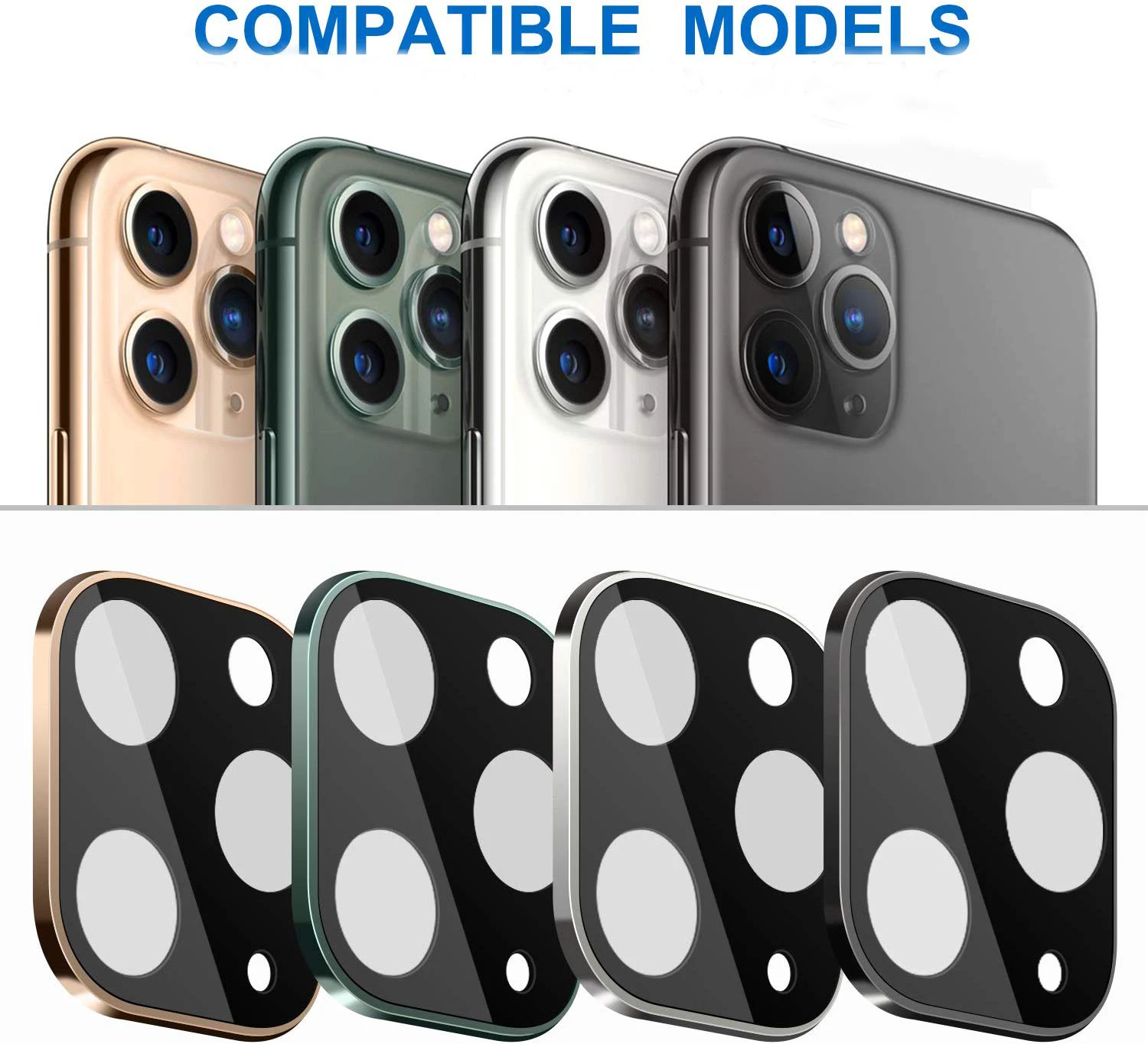 2019 NEUE PRODUKT 2 Pack Kamera Objektiv Screen Protector f&uuml;r iPhone 11 PRO MAX - ANKUX.COM