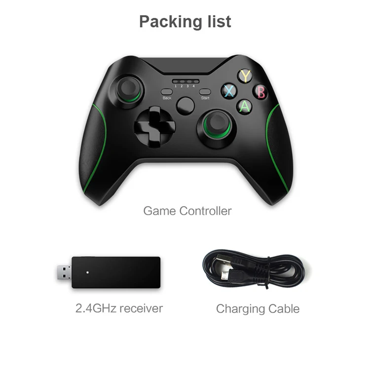 For Xbox One Controller 2.4g Gamepad Wireless Controller With Receiver