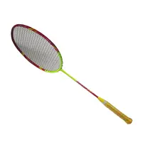 

Zingther Professional Carbon Fiber Graphite Badminton Racquet with High Quality Black String (26LB Prestrung, Single)