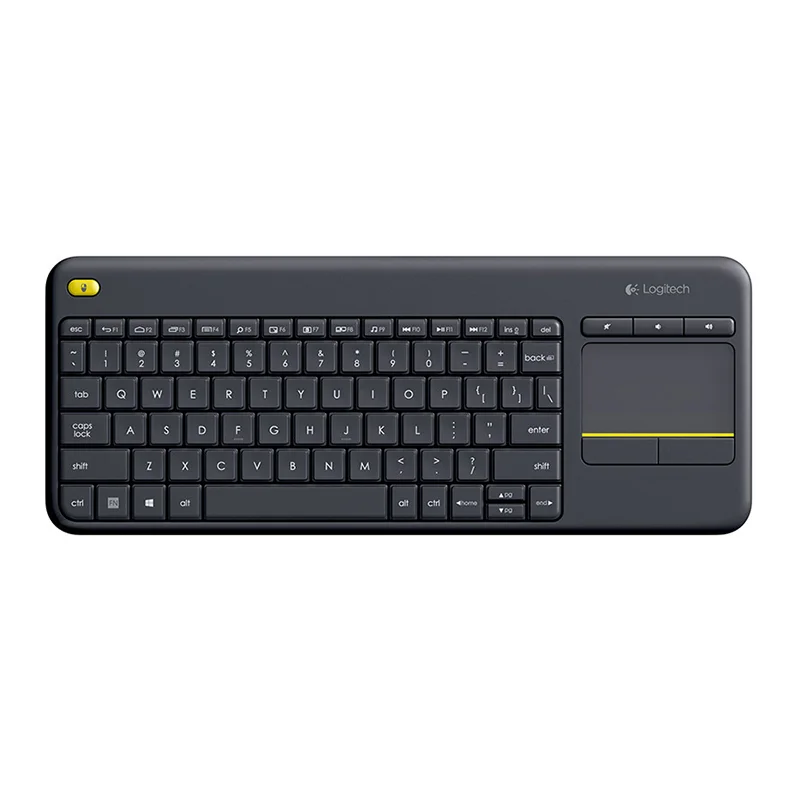 

100% Logitech K400 Plus Wireless Touch Keyboard For PC TV, Black