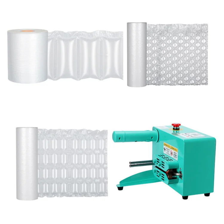 Factory Direct Sale Hot Sale Eco Friendly Inflatable air Packaging Bubble Cushion Wrap Film Roll