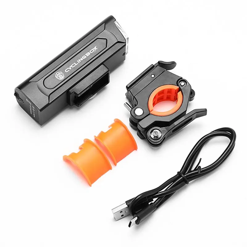 

Waterproof Aluminum Alloy Bike Safety Light LED 2000mAh Capacity 4 Light Modes Electric Scooter Bike Headlight for Night Riding