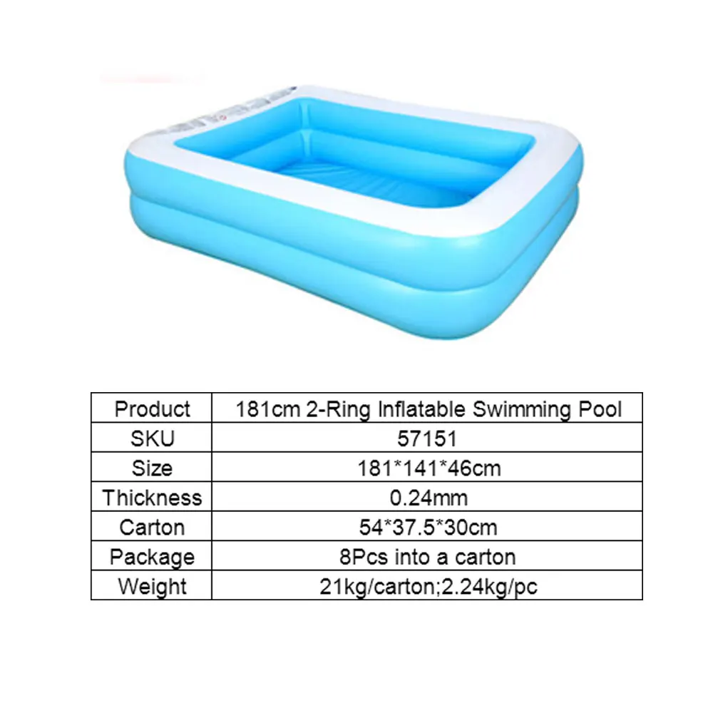 Wholesale Outdoor Pvc Plastic Family Backyard Summer Inflatable Above