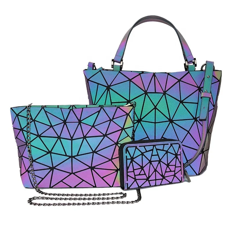 

Bags Ladies Handbag Women Hand Lady Sets 2020 Laser Bag Set