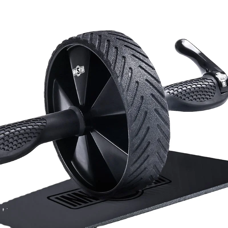 

New Design Bodybuilding Muscle Exercise Gym Equipment AB Wheel Roller, Black