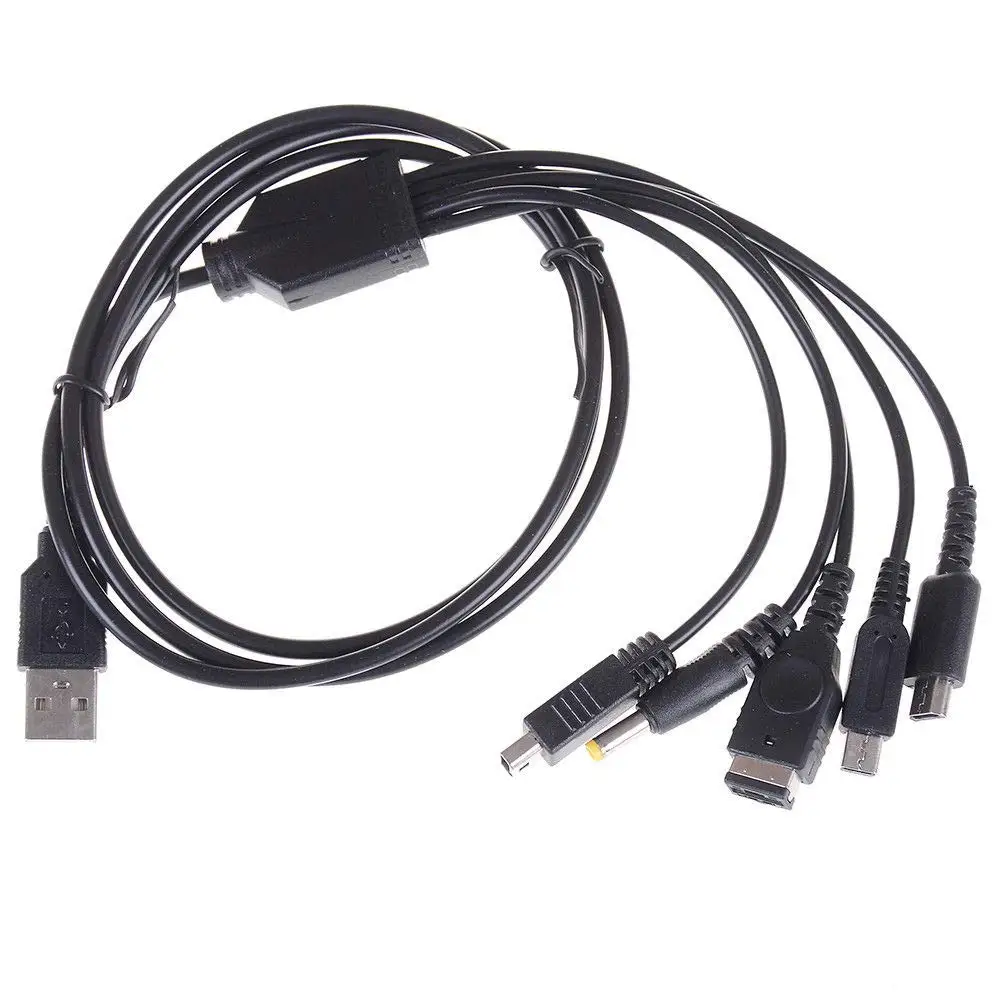 5 In 1 Usb Cable For Nintendo Ds Gba Sp Dsi 3ds 2ds Sony Psp Wii U Game Pad Buy Controller Extension Cord Controller Power Cable Product On Alibaba Com