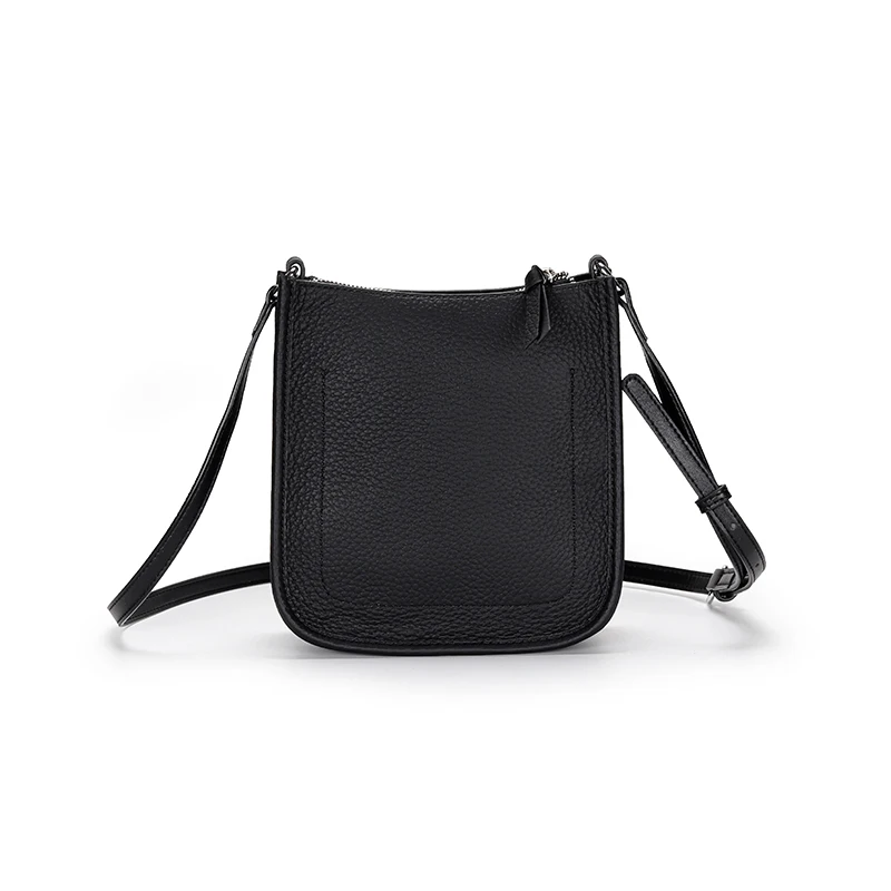 

2021 Hot selling fashion simple small cross bags women crossbody bag genuine leather bucket bag, Black,yellow,pink, orange, gray