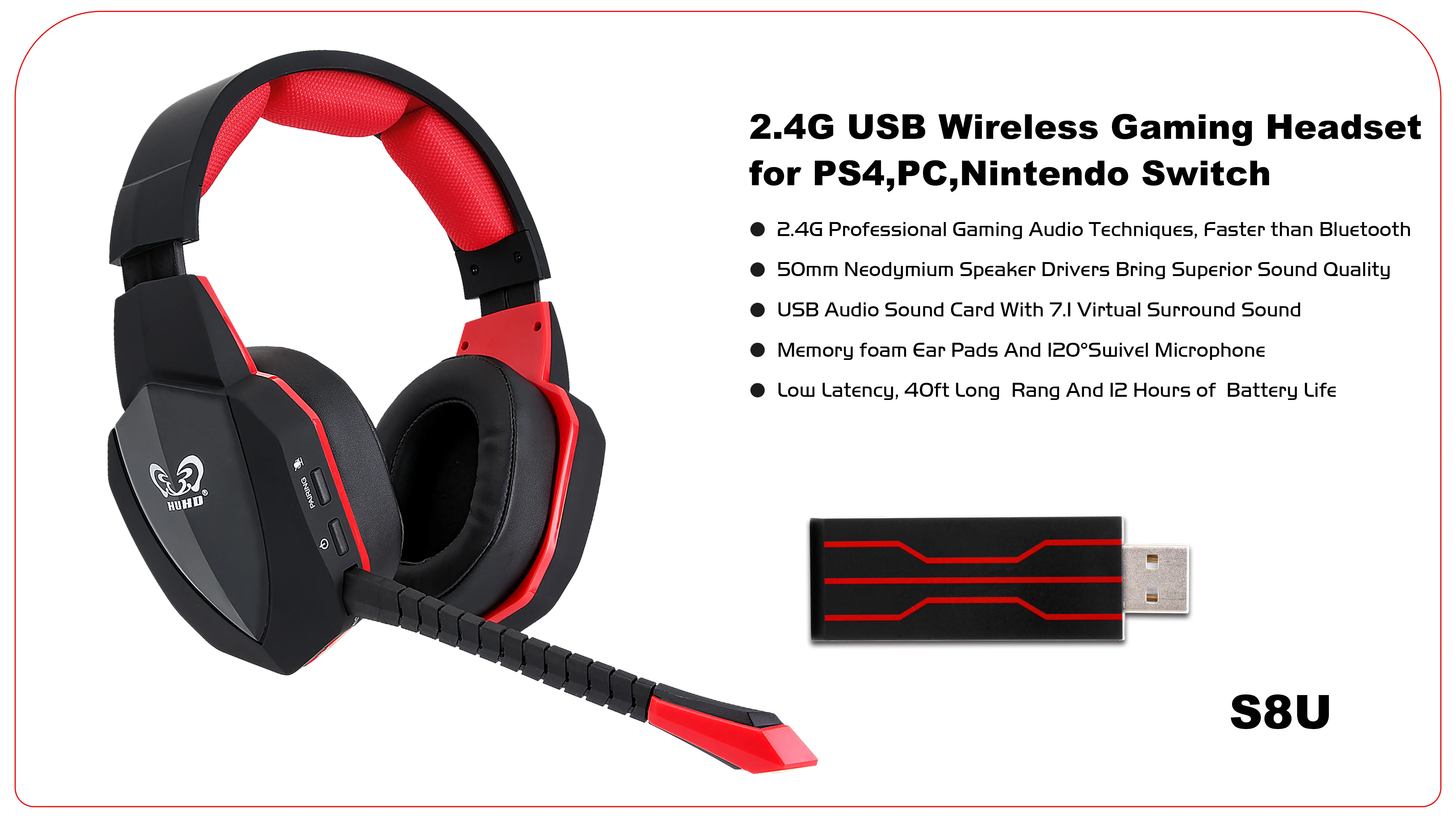 gaming headset for switch and ps4