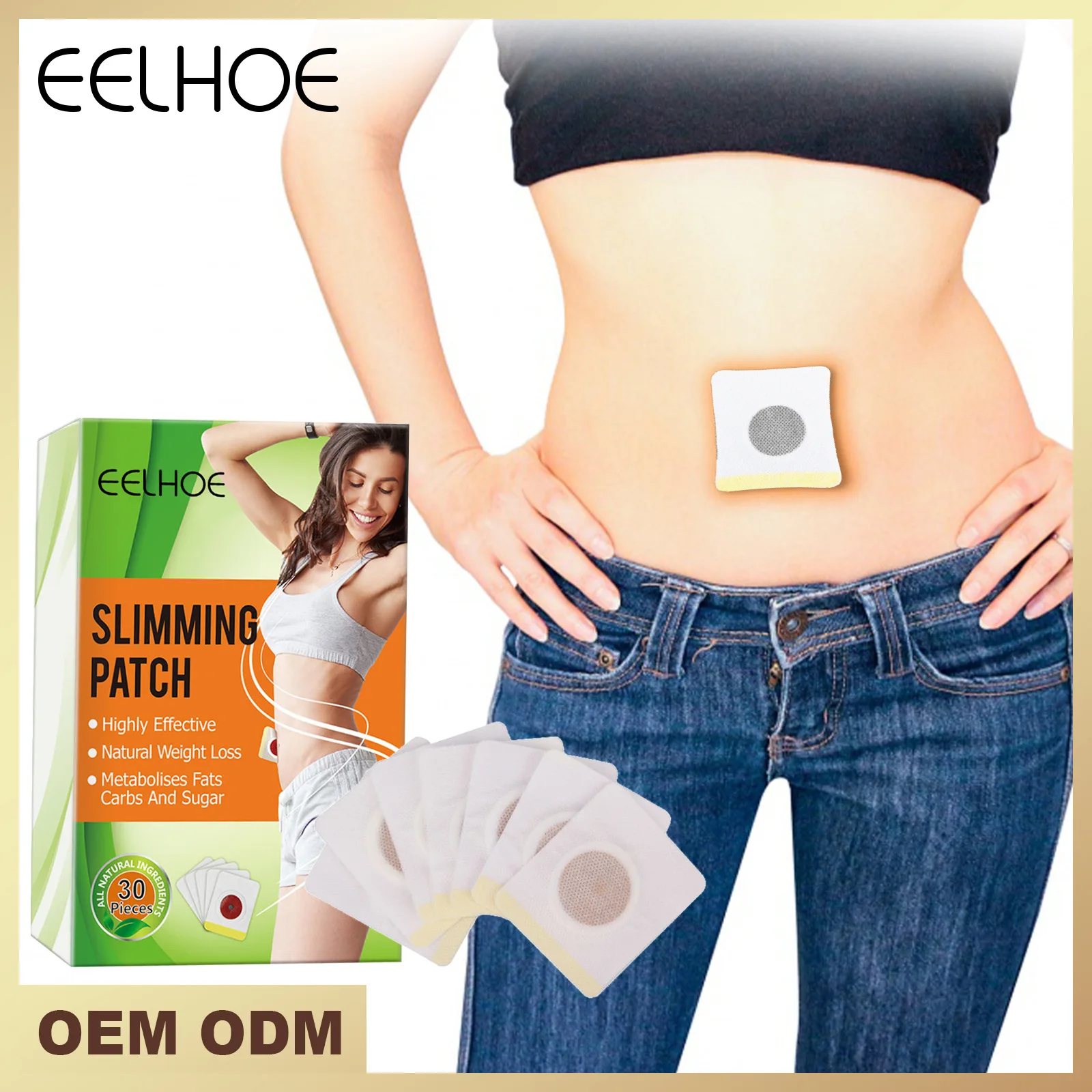 

30Pcs Extra Strong Slimming Slim Patch Fat Burning Slimming Products Body Belly Waist Losing Weight Cellulite Fat Burner Sticker