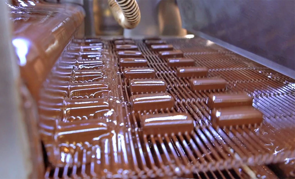 Chocolate Coating Wire Mesh Conveyor Belt Stainless Steel Belt Making ...