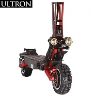 

Newest Design ULTRON T128 Dual Hydraulic Brake Suspension 11Inch Off Road Electric Kick Scooter Adjustable Height