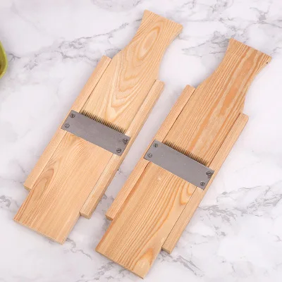 

M120 Wholesale Food Vegetable Cutter Slicer Wood Stainless Steel Accessories Traditional Classic Handmade Kitchen Grater