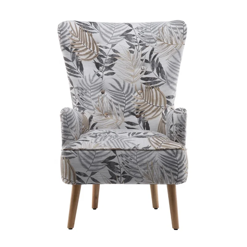 
Modern Fabric High Back Accent Chair for Living Room 