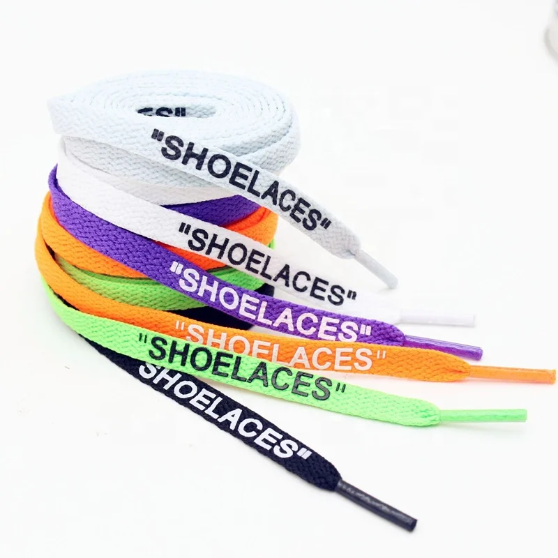 

Amazon Hot Selling OLIAN 47" Jordan Shoelaces Replacement Design Shoe Laces Printed offwhite Shoelaces for AF1/AJ1 Sneakers, 29 colors available in stock