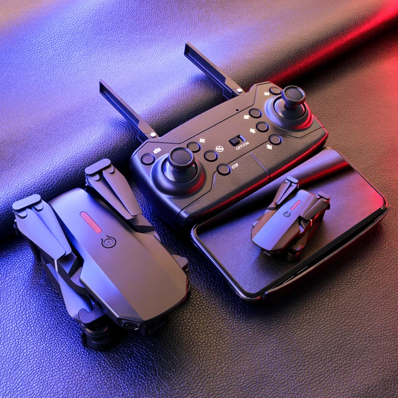 

AMAZON Hot sell E88 pro Best cheap Price Dual Camera Folding mini drone 4k Folding Rc Quality Upgraded Version E88 drones VS E58