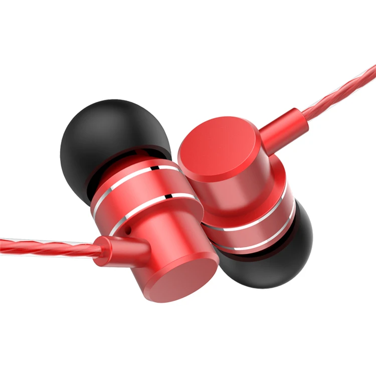 

Noise Cancellation Dual Moving Coil In-Ear Earphone Four-Core Metal Heavy Subwoofer Wired Sport Earphone