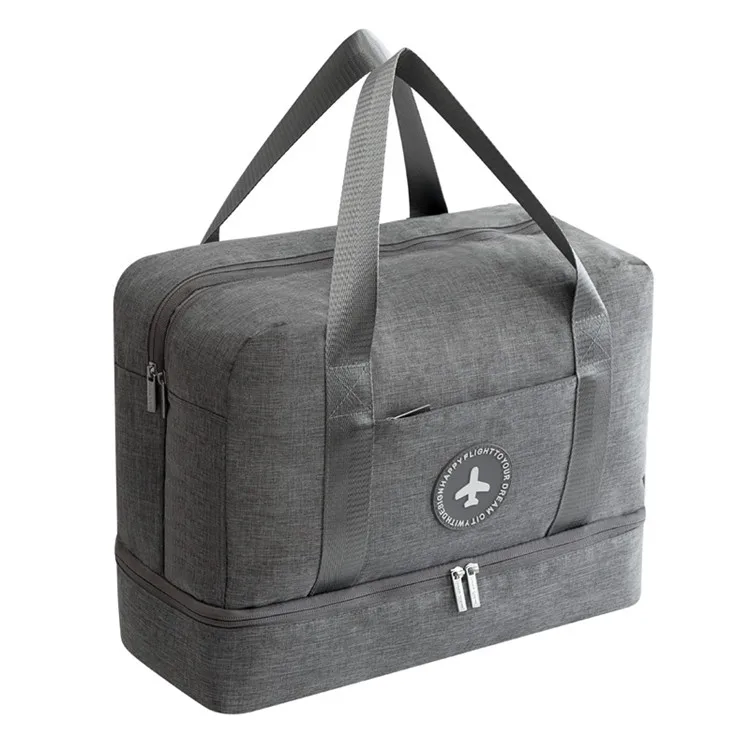 

New Arrival Waterproof Sports Gym Fitness Tote Bag with Shoes Compartment for Swimming and Traveling