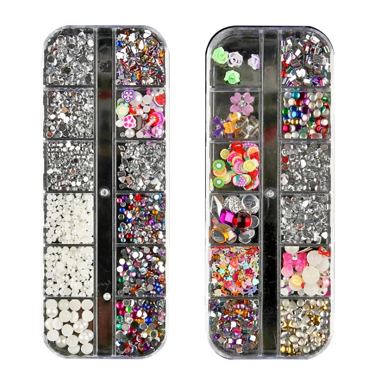 

New Design Crystal Gem Diamond Rhinestones 3D Nail Art