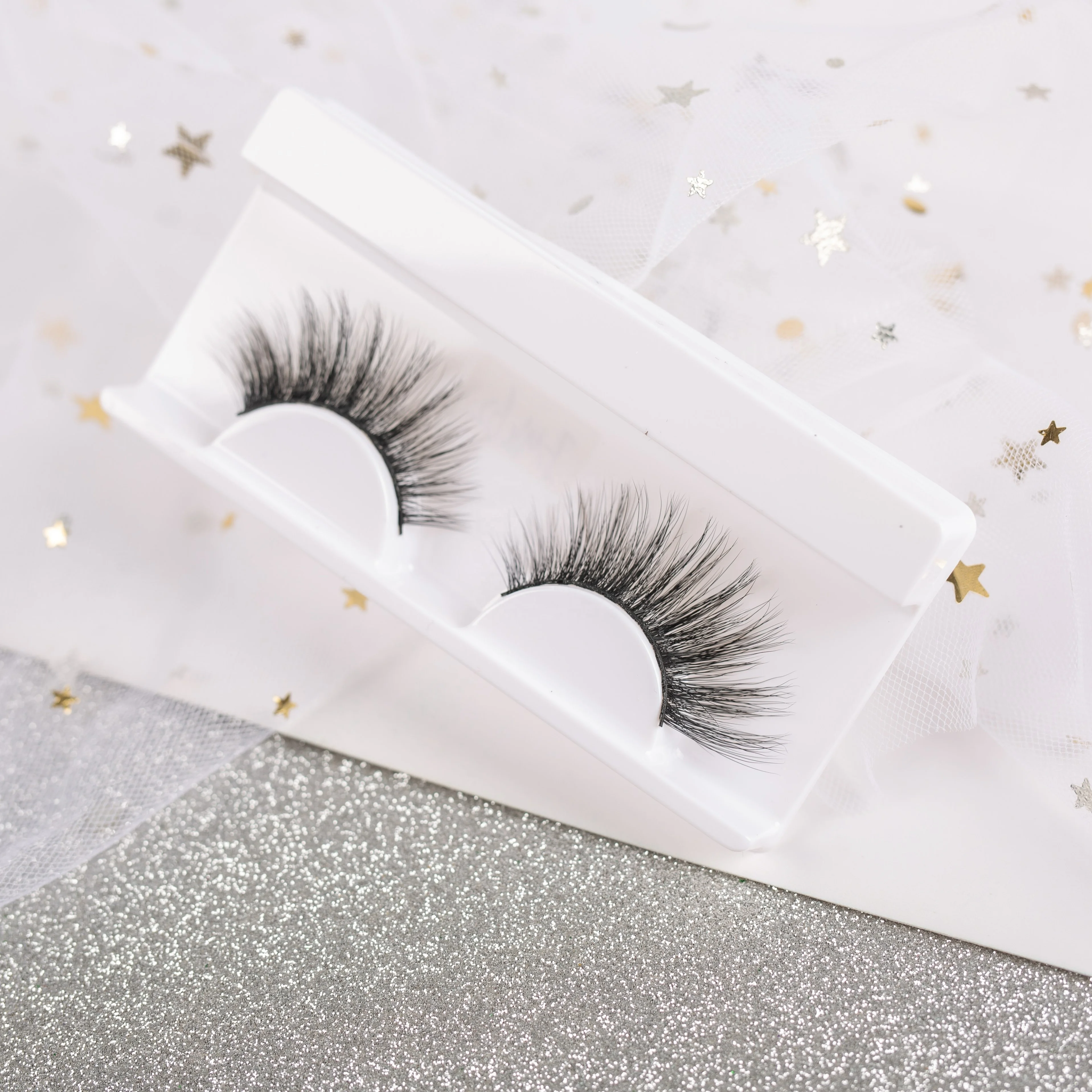 

Private Label Eyelashes Faux Mink Eyelash BLBBE Vendor Fur Hand Made Thick Black Cotton Stalk 0.07MM