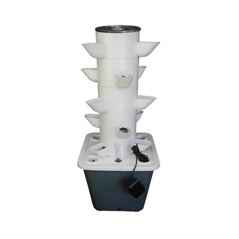 3 Tiers Family Garden Balcony Vertical Tower Seeder Detachable PP Planting Farm Soiless Greenhouse Hydroponic Planting System