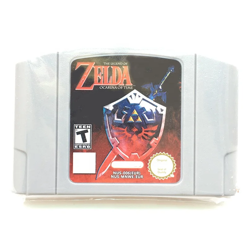 

New Arrival EUR PAL Version English Language Retro Video Game Cards Ocarina of Time N64 The Legend of Zelda